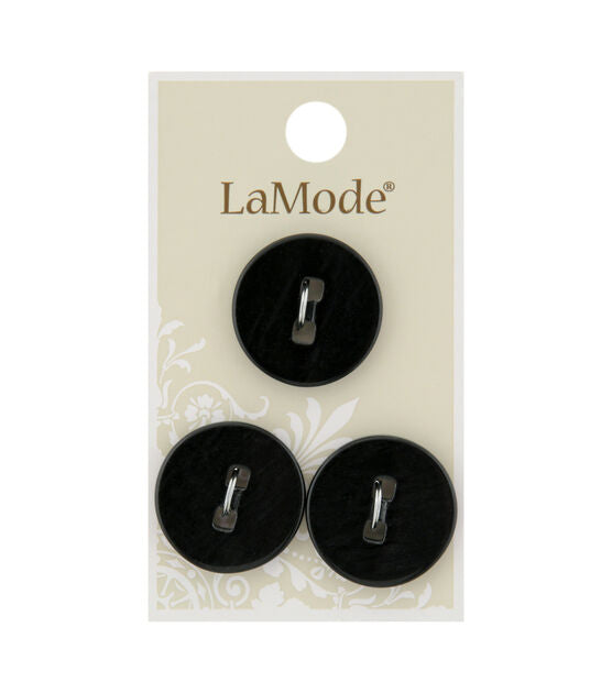 DZ LA MODE BLACK WITH SQUARE HOLES Buttons