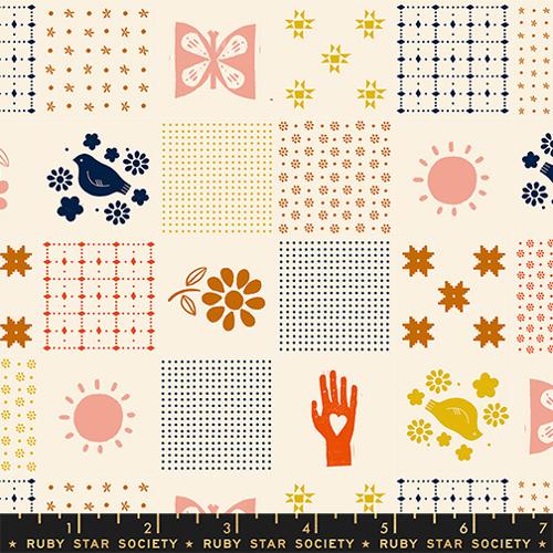 Songbird Patchwork in Natural -- Sugar Maple by Alexia Abegg for Ruby Star Society -- Moda Fabric