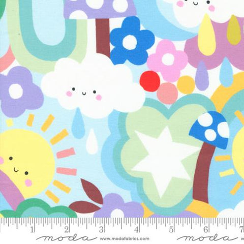 Rainbow Landscape -- Whatever The Weather by Paper + Cloth -- Moda Fabrics