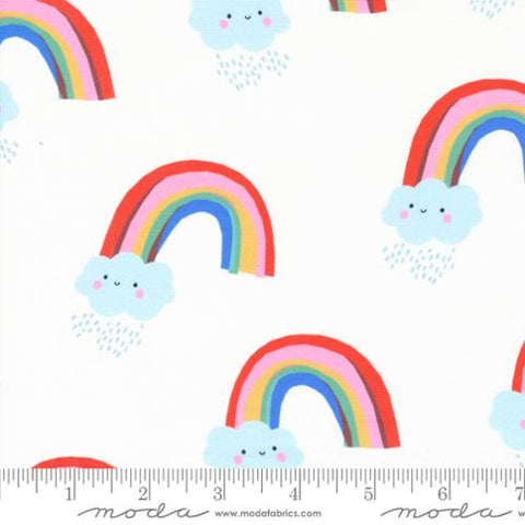 Rainbow Clouds -- Whatever The Weather by Paper + Cloth -- Moda Fabrics