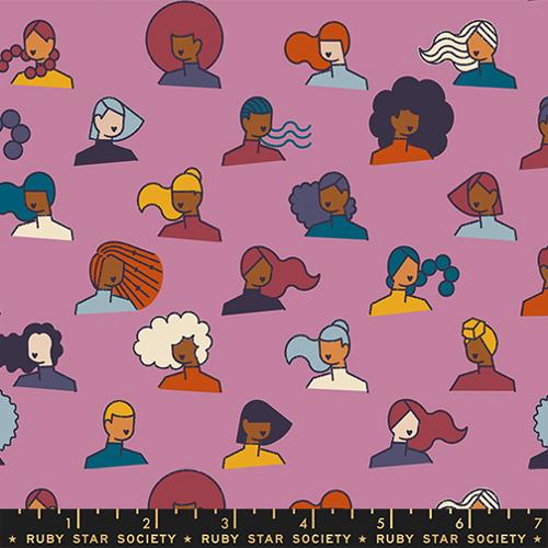 Ladies in Lupine -- To And Fro Lets Go by Rashida Coleman-Hale for Ruby Star Society -- Moda Fabric