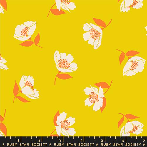 Fluttering Florals in Golden Hour -- Juicy by Melody Miller -- Ruby Star Society -- Moda Fabrics