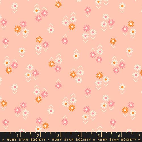 Baby Flowers in Peach -- Juicy by Melody Miller -- Ruby Star Society -- Moda Fabrics