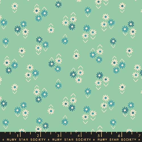 Baby Flowers in Moss -- Juicy by Melody Miller -- Ruby Star Society -- Moda Fabrics