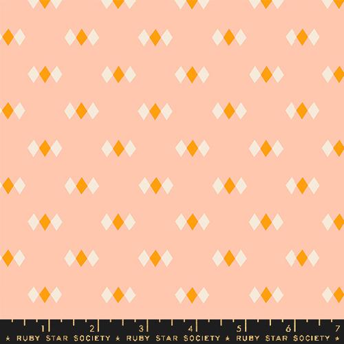 Diamonds in Peach -- Juicy by Melody Miller -- Ruby Star Society -- Moda Fabrics