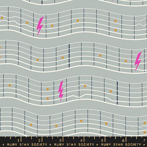 Fretboard in Oyster -- Teddy And The Bears -- Sarah Watts for Ruby Star Society -- Moda Fabrics
