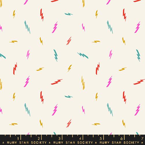 Electric Bolts Blender in Multi -- Teddy And The Bears -- Sarah Watts for Ruby Star Society -- Moda Fabrics