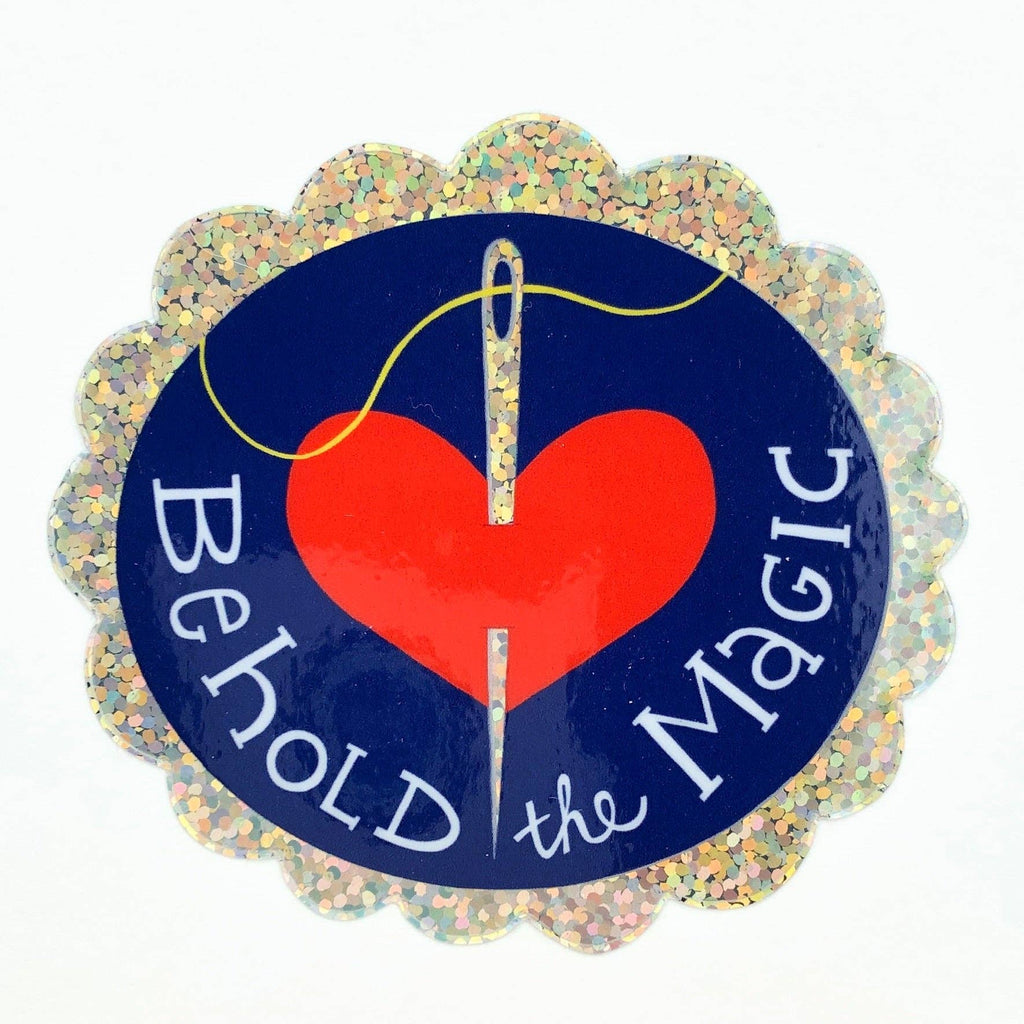 Behold the Magic Needle Sticker