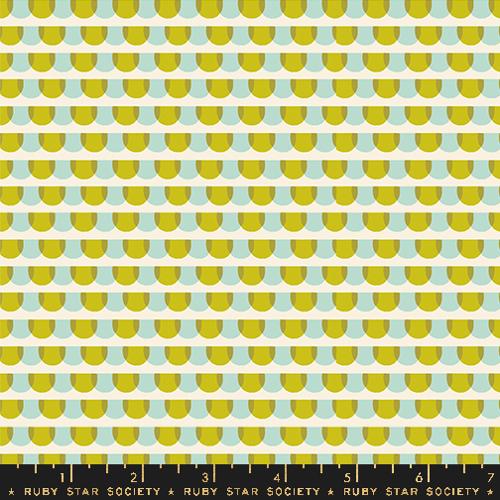 Roof Tiles in Pistachio --- Animal Animal by Ruby Star Society -- Moda Fabrics