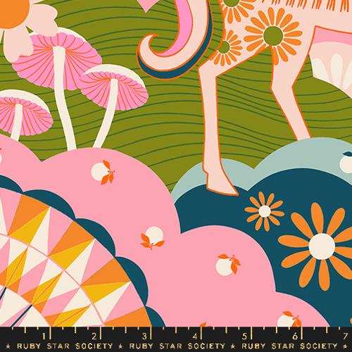 Daydreamer Landscape in Galaxy --- Carousel by Melody Miller-- Ruby Star Society -- Moda Fabrics
