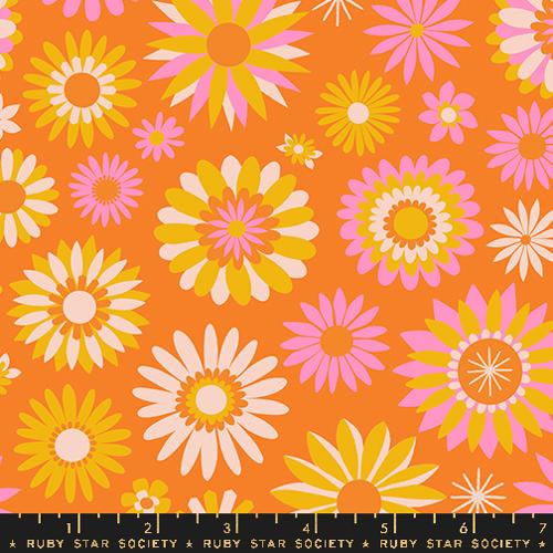 Kaleidoscope 30s in Orange --- Carousel by Melody Miller-- Ruby Star Society -- Moda Fabrics