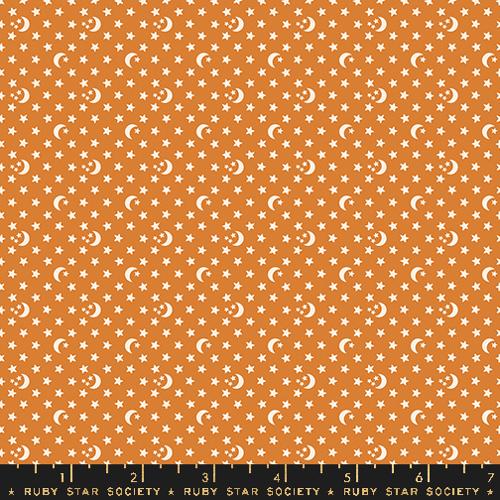 Moon and Stars Blenders in Caramel -- Ooh Lucky Lucky by Alexia Abegg for Ruby Star Society -- Moda Fabrics