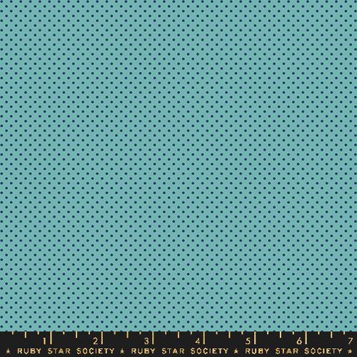 Mini Dots in Turquoise -- Ooh Lucky Lucky by Alexia Abegg for Ruby Star Society -- Moda Fabrics