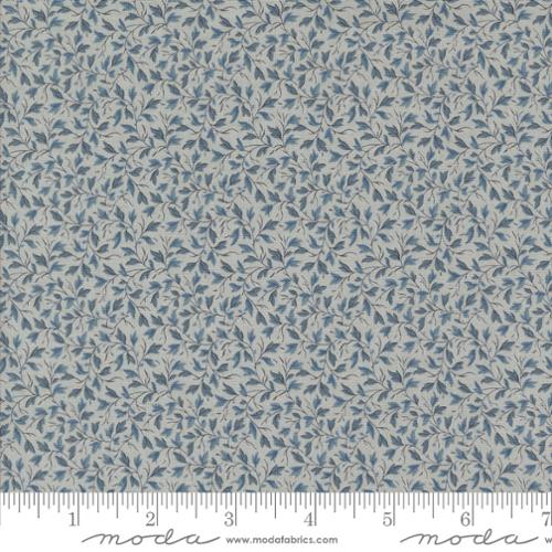 Primvere Blenders Leaves in Ciel Blue -- Sacre Bleu by French General for Moda Fabrics