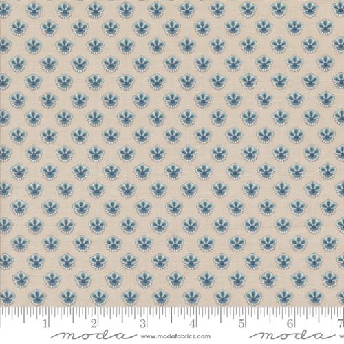 Campanule Blenders in Smoke French Blue -- Sacre Bleu by French General for Moda Fabrics