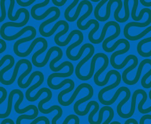 Unspooled Geometrics Swirls in Cool Blue -- Groove by Emily Van Hoff for Moda Fabrics