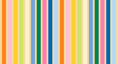 Warp Geometrics Stripe Rainbow in Luminous Multi -- Groove by Emily Van Hoff for Moda Fabrics