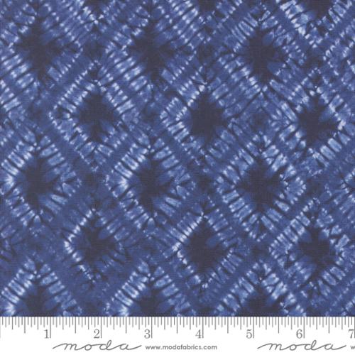 Diamonds Geometric Shibori in Dusk -- Winter Chill by Debbie Maddy-- Moda Fabrics