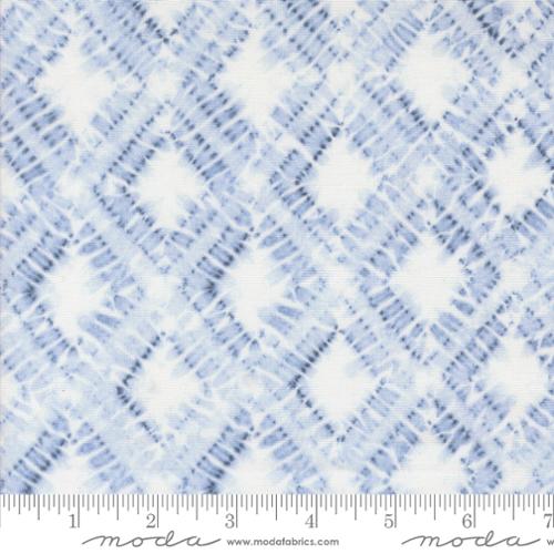 Diamonds Geometric Shibori in Frost -- Winter Chill by Debbie Maddy-- Moda Fabrics