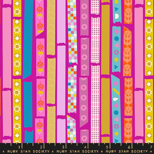 Yay Its Tape in Berry -- Washi Plus by Rashida Coleman Hale -- Ruby Star Society -- Moda Fabric
