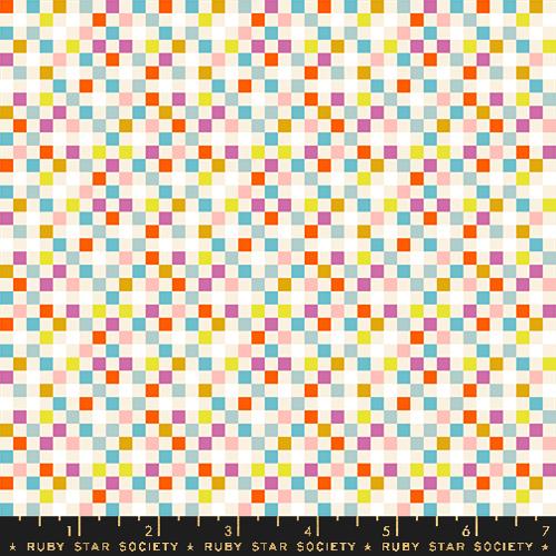 Checkmate Checks and Plaids in Natural -- Washi Plus by Rashida Coleman Hale -- Ruby Star Society -- Moda Fabric