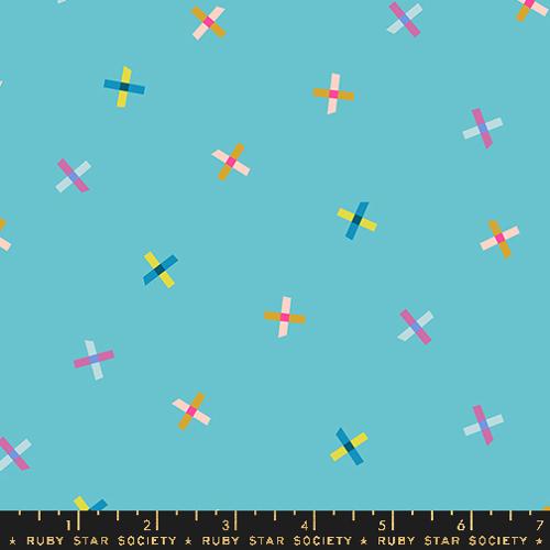 Plus Points in Turquoise -- Washi Plus by Rashida Coleman Hale -- Ruby Star Society -- Moda Fabrics