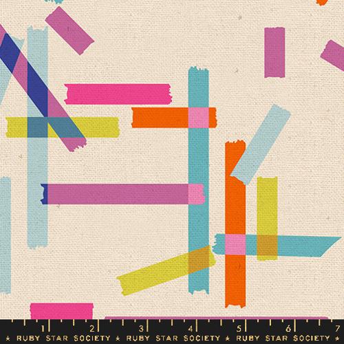 Washi Plus Canvas in Natural-- Washi Plus by Rashida Coleman Hale -- Ruby Star Society -- Moda Fabrics