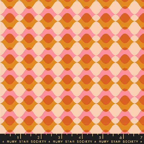Ripple 30s in Sorbet -- Geometry by Ruby Star Society -- Moda Fabric