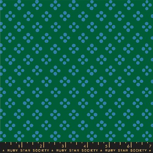 Pixie Dots in Jade -- Geometry by Ruby Star Society -- Moda Fabric