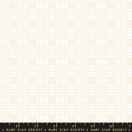 Waffle Checks in Natural -- Geometry by Ruby Star Society -- Moda Fabric