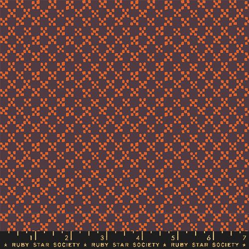 Ditsy Tiles in Eggplant -- Geometry by Ruby Star Society -- Moda Fabric