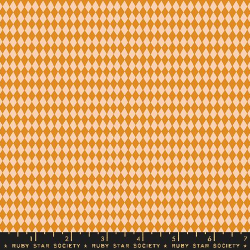 Harlequin Geometrics in Turmeric -- Geometry by Ruby Star Society -- Moda Fabric