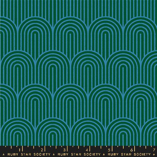 Hump Day Canvas in Jade -- Geometry by Ruby Star Society -- Moda Fabric