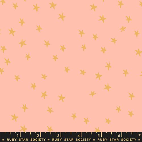 Starry New Peach -- Starry by Alexia Abegg for Ruby Star Society -- Moda Fabric