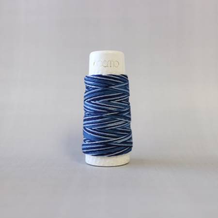 Cosmo Hidamari Sashiko Variegated Thread 30 Meters -- Deep Ocean