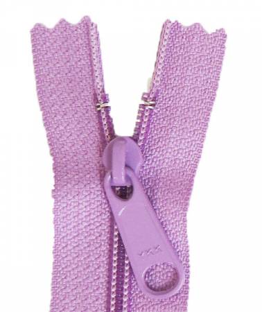 14in Zipper Lilac Closed Bottom -- Among Brenda's Quilts & Bags