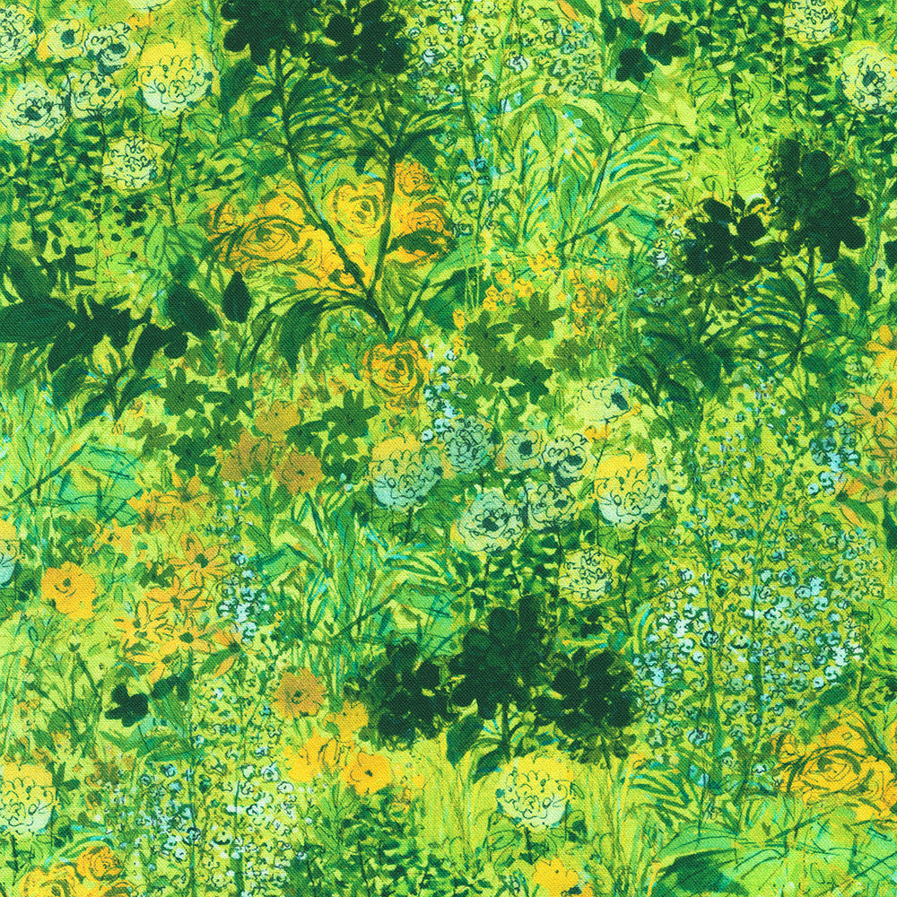 AVOCADO Florals by Lauren Wan from Sunlit Garden -- Robert Kaufman