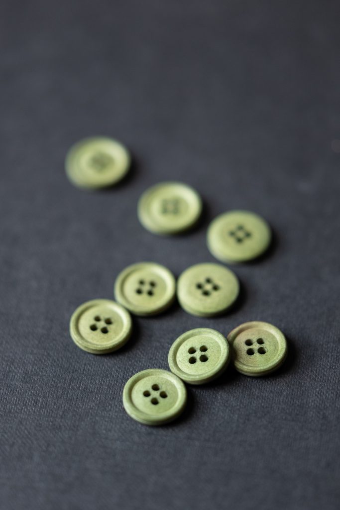 Cotton Button 15mm – Bowling Green -- Merchant & Mills of London
