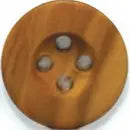 Brown Wood 4 Hole Button DB 1074 -- Dill Buttons