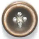 11/16" Brown DB1959 -- Dill Buttons