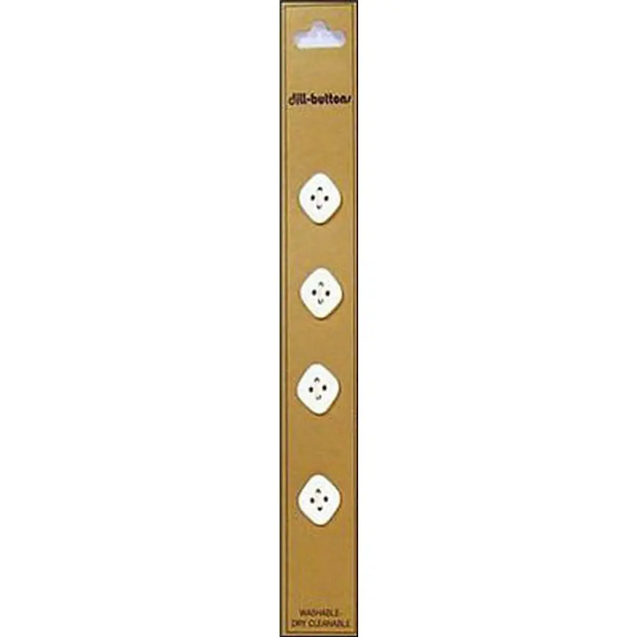 7/16" White Diamond DB8029-- Dill Buttons