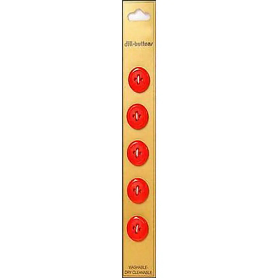9/16" Red DB8055-- Dill Buttons