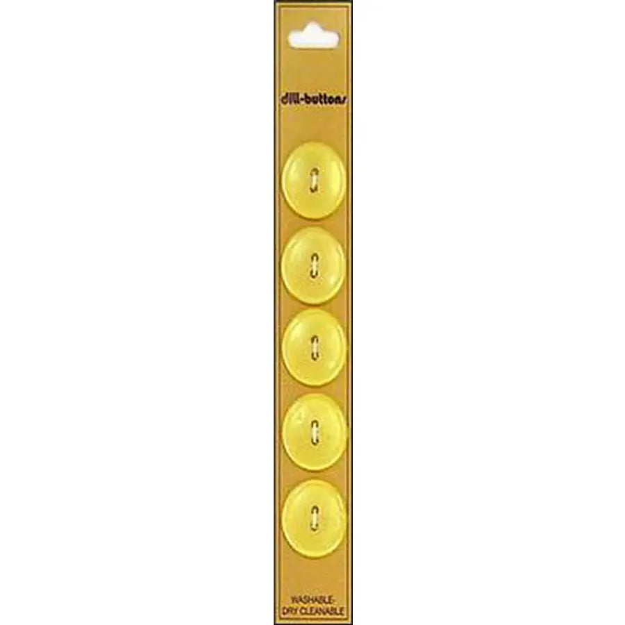 3/4" Yellow DB8063 -- Dill Buttons