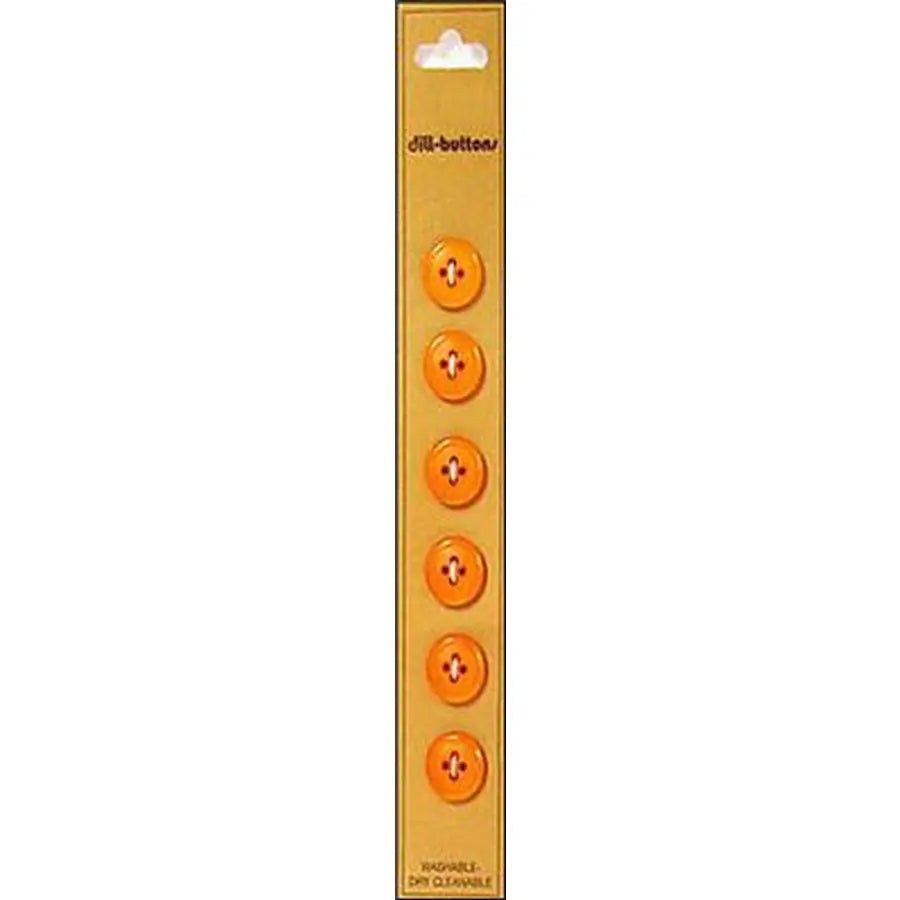 7/16" Orange DB8069 -- Dill Buttons