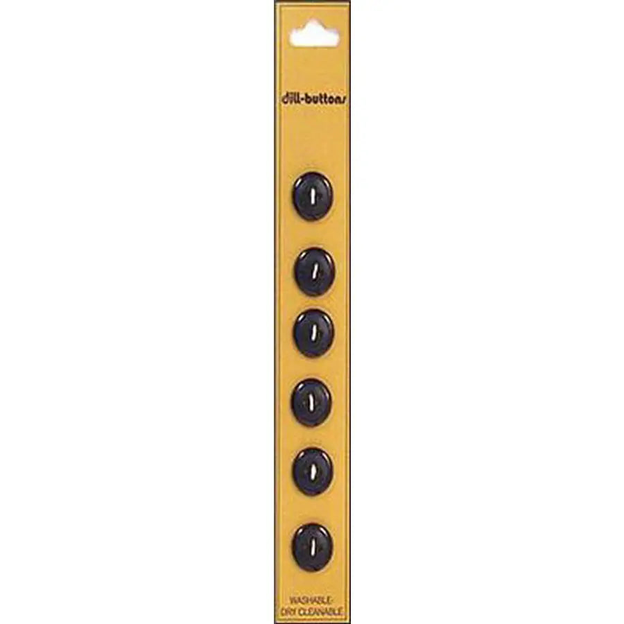 7/16" Black DB8089 -- Dill Buttons