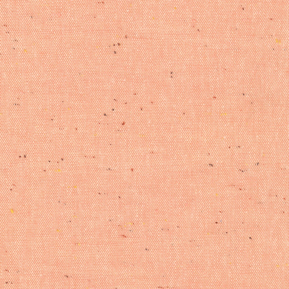CORAL from Essex Speckle Yarn Dyed --- Robert Kaufman Fabrics