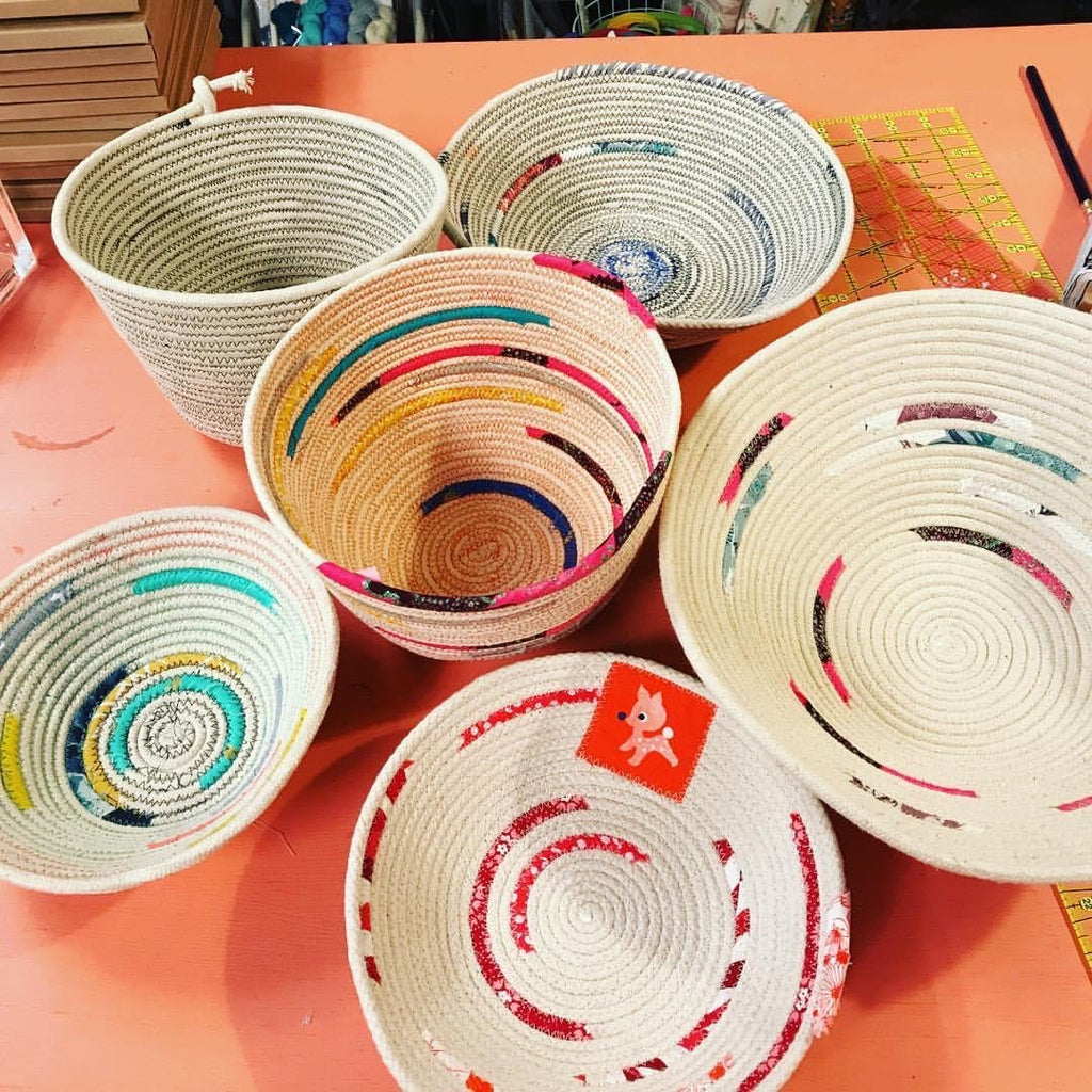 Sip & Sew -- Rope Bowls