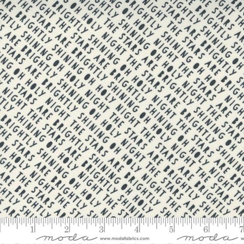 Oh Holy Night Carol Blender in Vanilla Black-- Redbarn Christmas by Sweetwear for Moda Fabrics