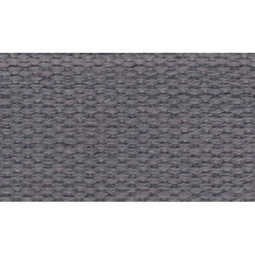1" Gray 100% Cotton Webbing