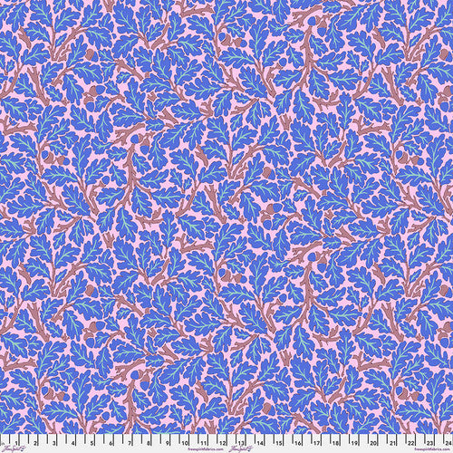 Oak - Blue || Kaffe x Morris & Co -- Free Spirit Fabrics